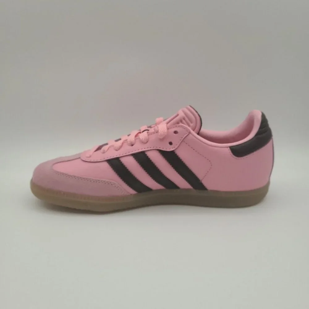 Adidas Samba Messi J Youth Size 6Y Pink Black Indoor Futbol Soccer Shoes JR0424